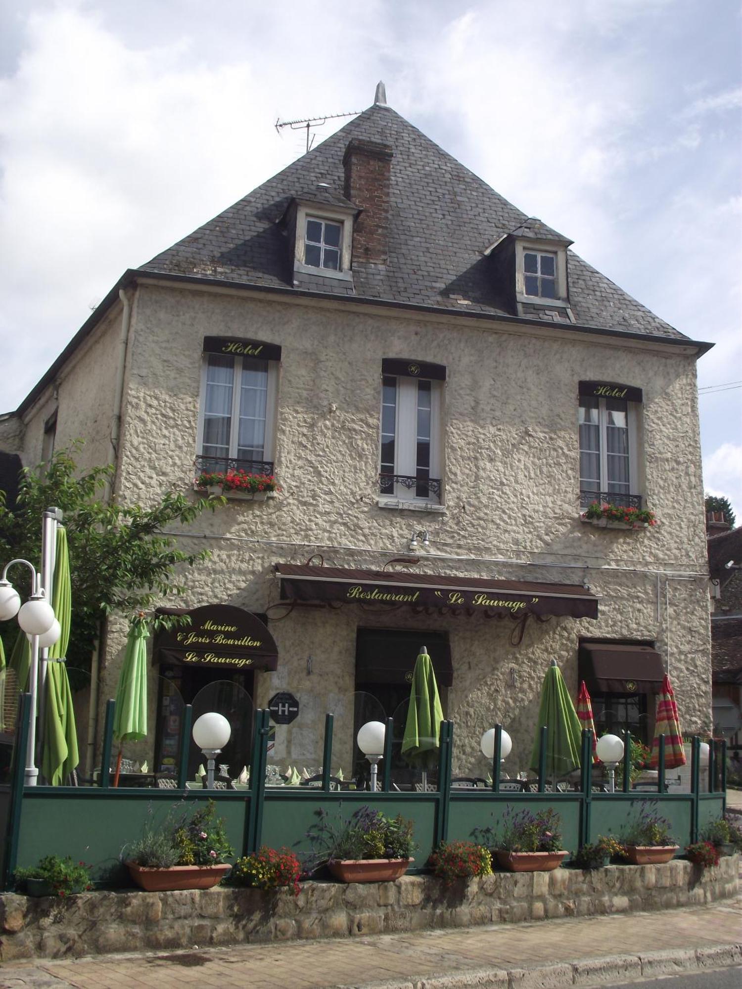 Le Sauvage Hotel Château-Renard Exterior foto