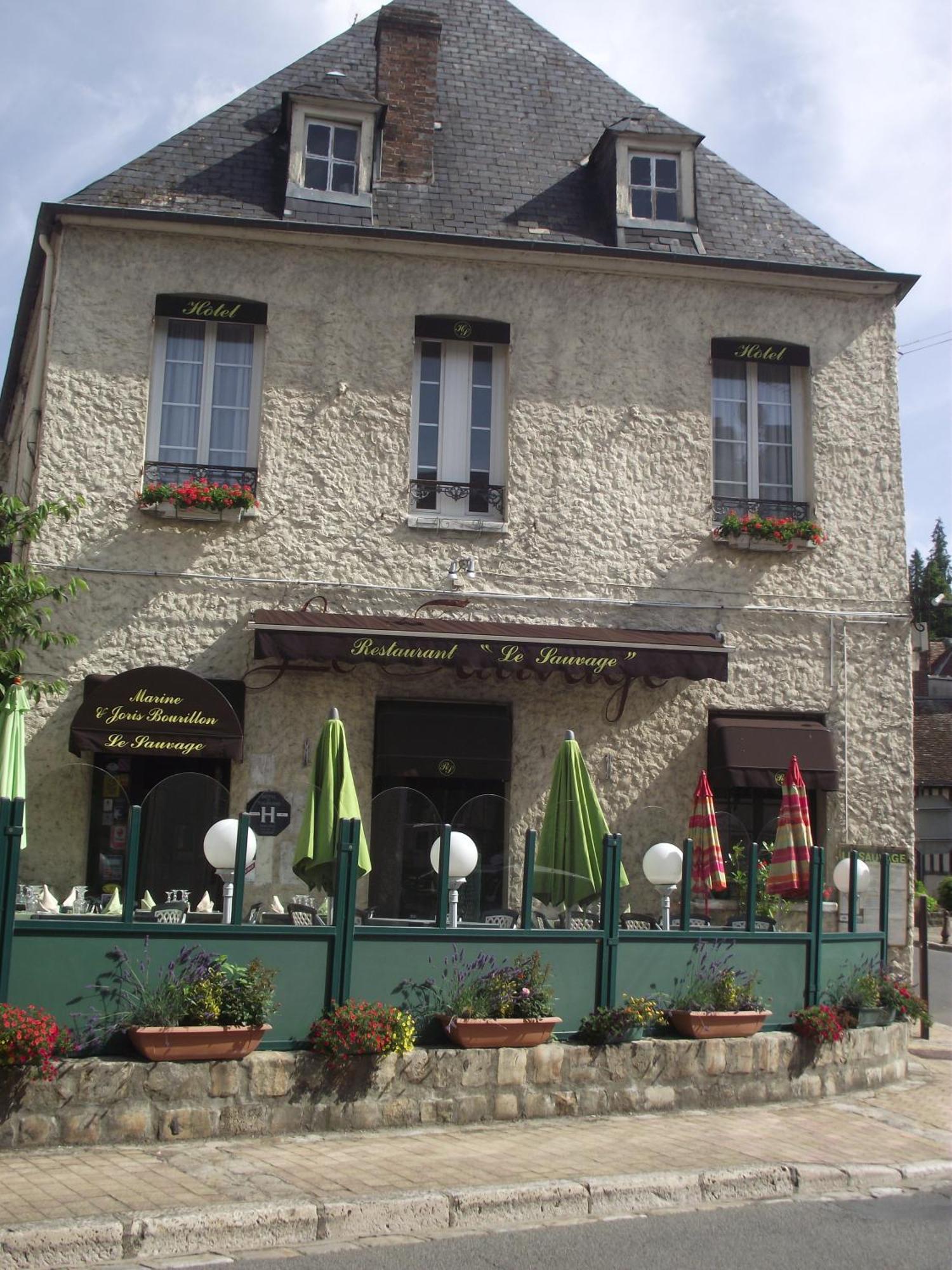Le Sauvage Hotel Château-Renard Exterior foto