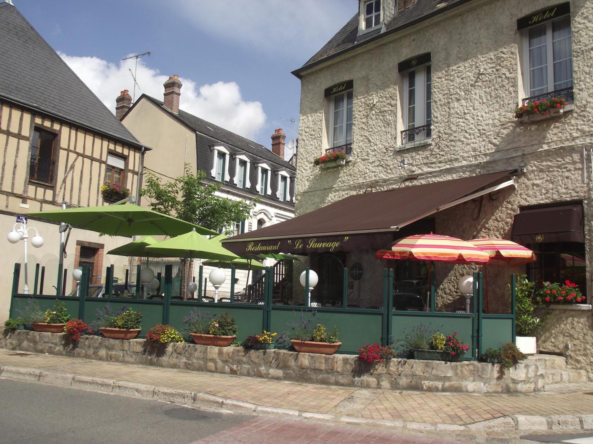 Le Sauvage Hotel Château-Renard Exterior foto